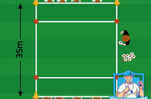 Voetbal oefeningen onder 16
