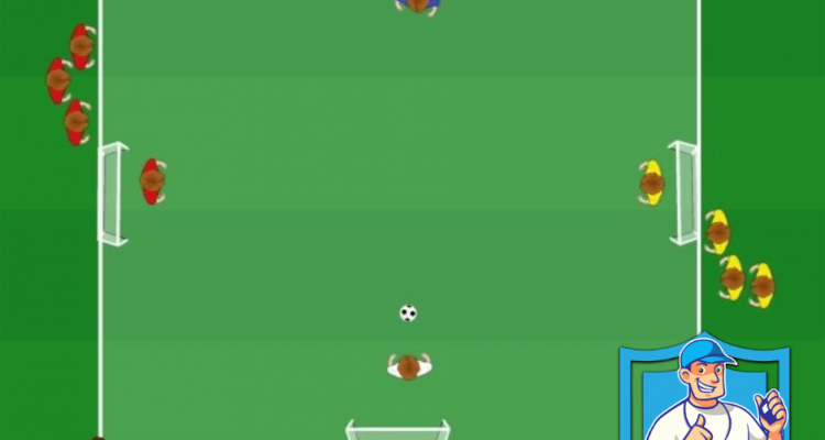 Opbouwend teambal in 4 teams